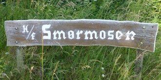 Kolonihaveforening Smørmosen skilt