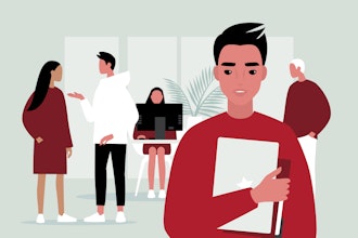 Mennesker på en arbejdsplads